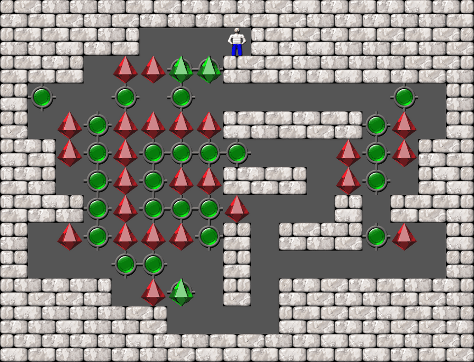 Сокобан More Bugs collections уровень 578